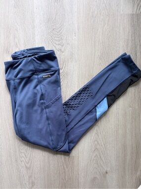 Kerrits Navy Riding Tights, Summer Weight Ice Filled Knee Patch